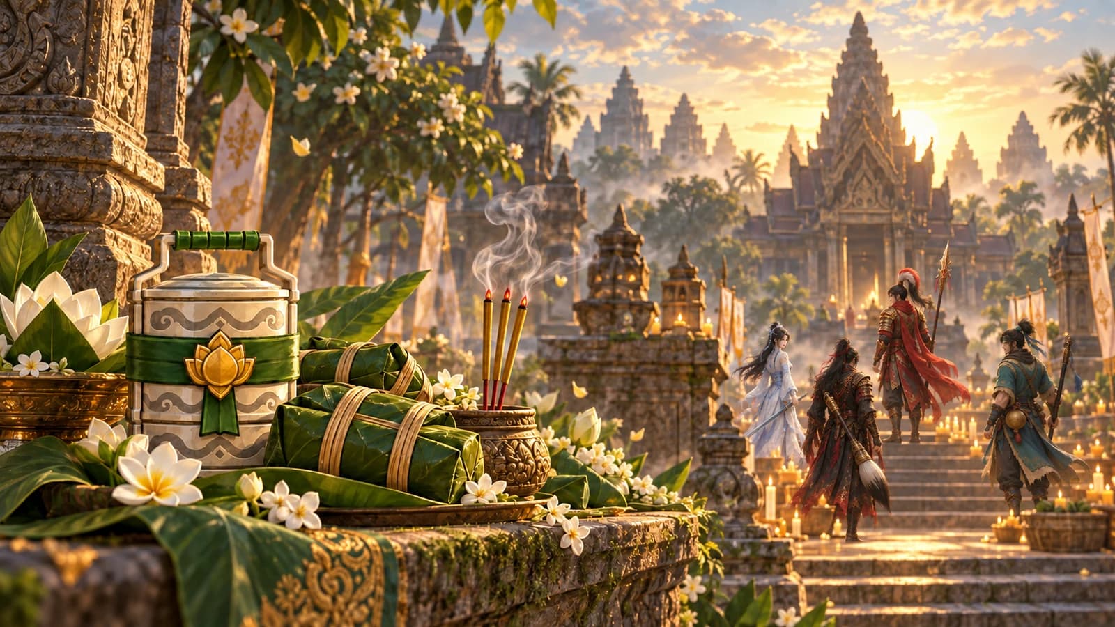 Pchum Ben festival artwork