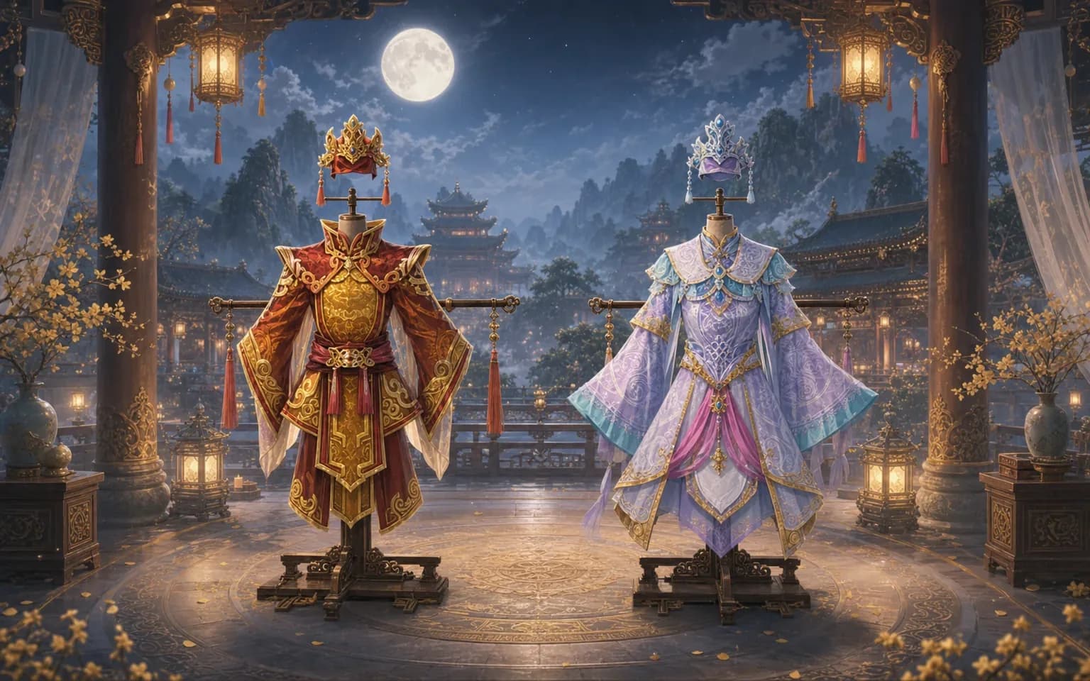 Recasting Tianyang Exchange Dragon and Phoenix equipment artwork